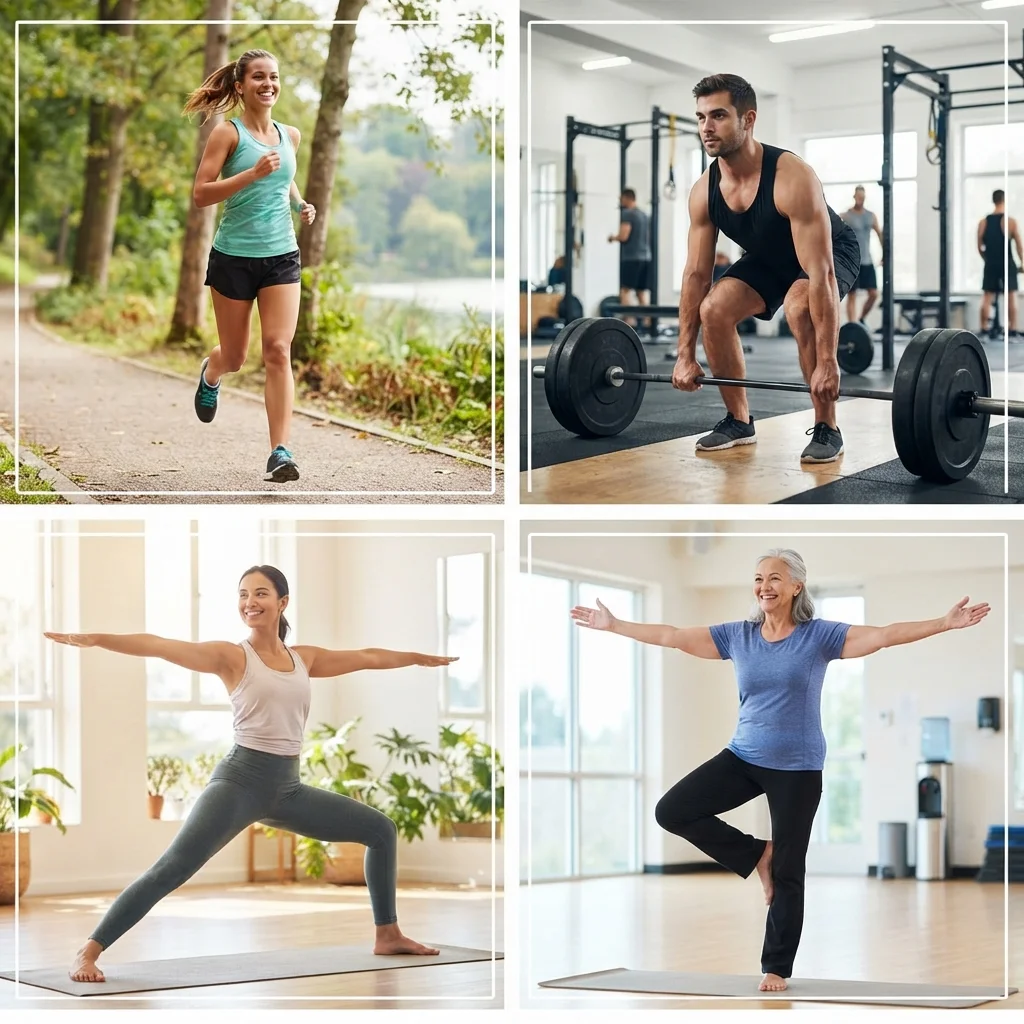 Exercise Types Explained: Cardio, Strength, Flexibility, and Balance