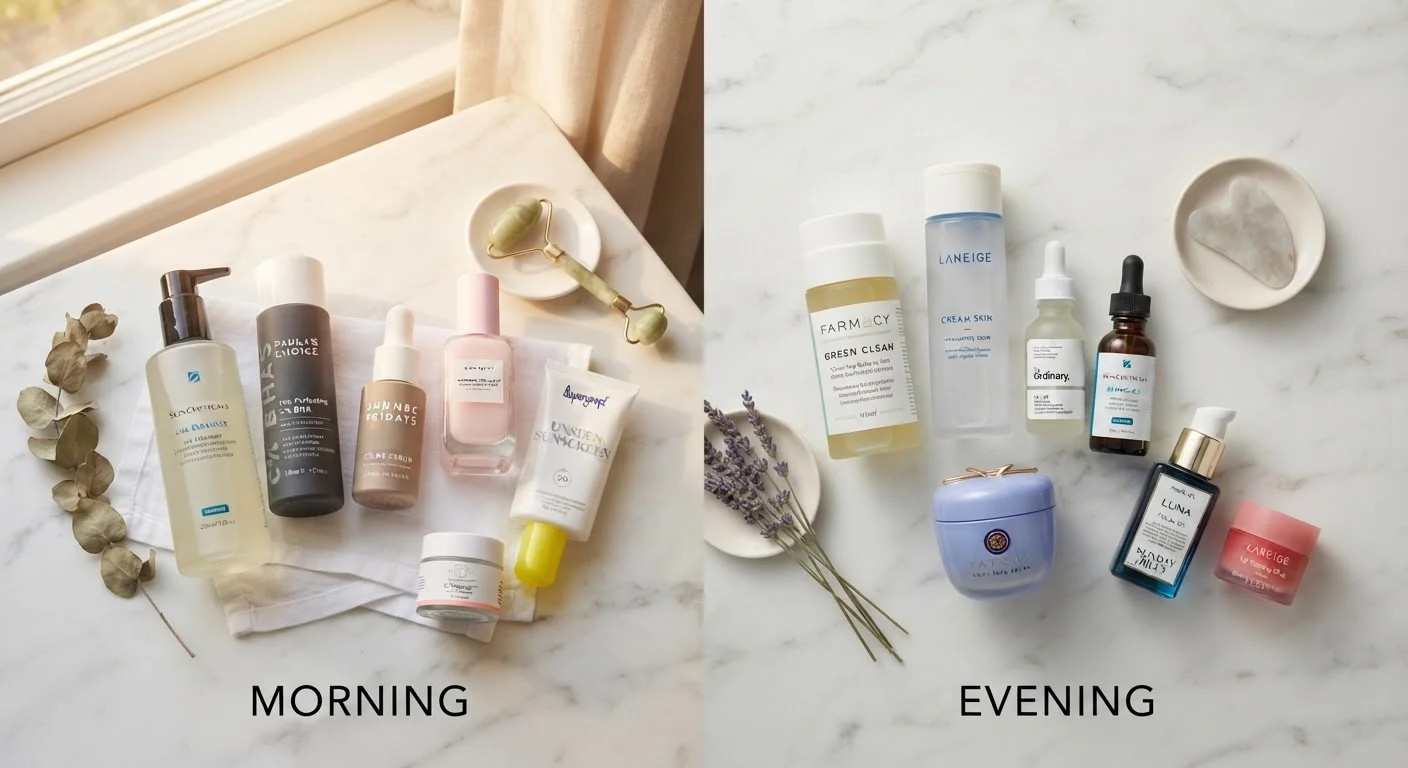 Morning vs. Evening Skincare: How and Why the Two Routines Differ