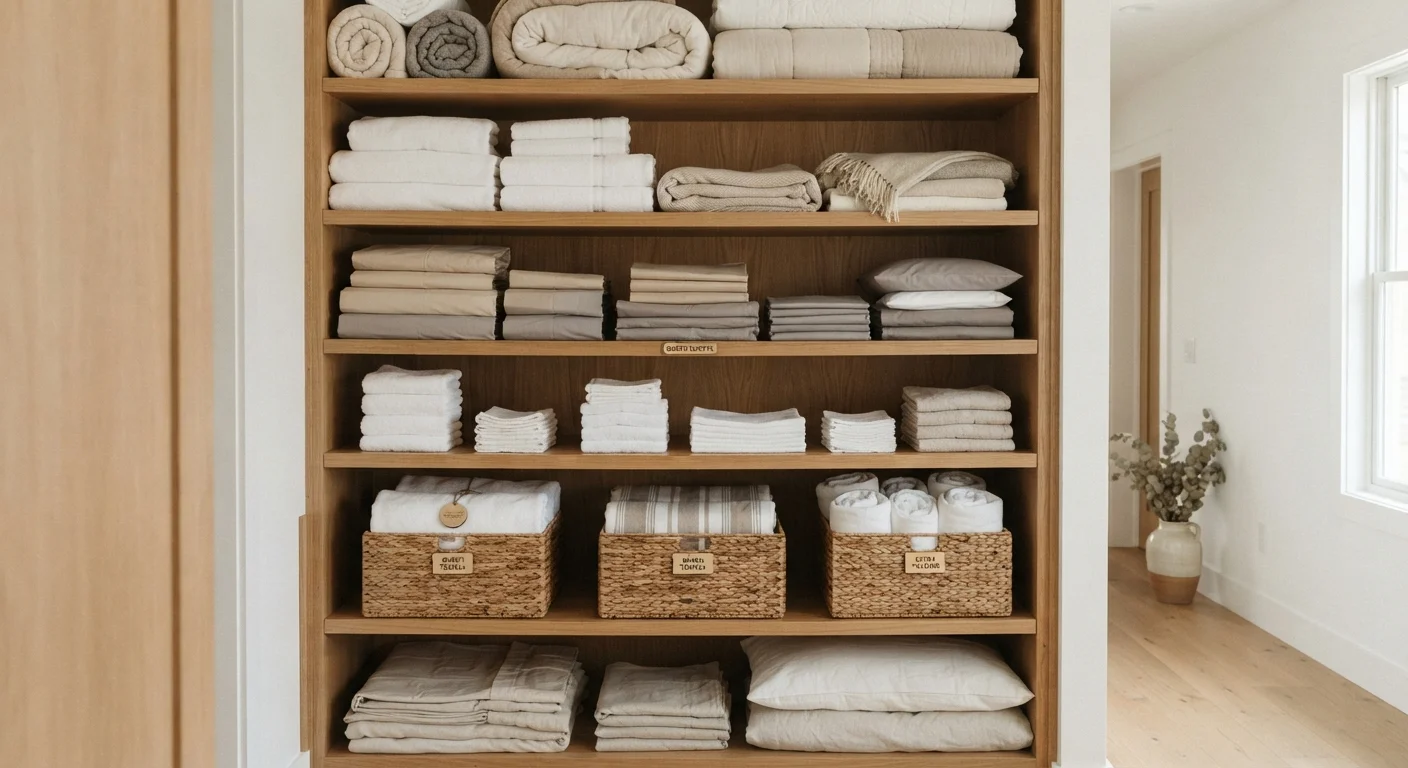 Organising a Linen Closet That Stays That Way