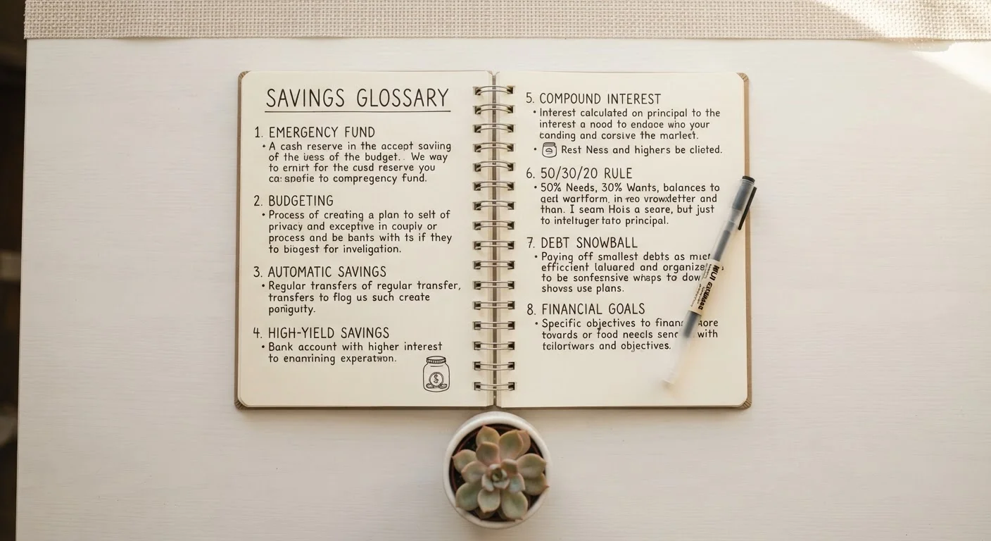 Savings Account Terms Every Beginner Should Know