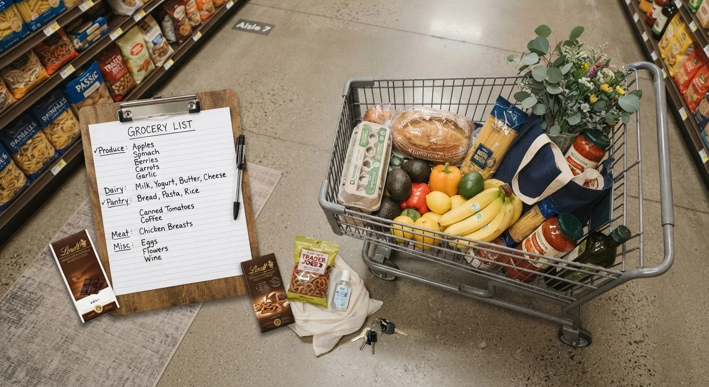 Shopping With a List vs. Browsing Without One
