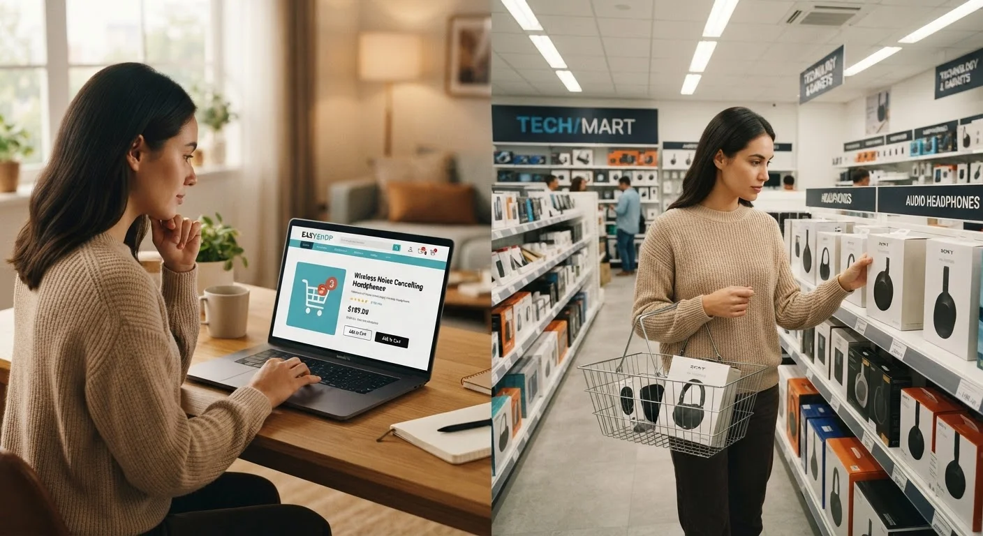 The Real Trade-Offs Between Buying Online and Walking Into a Store