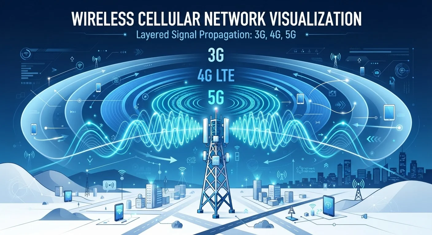 What Cellular Network Generations (3G, 4G, 5G) Actually Change