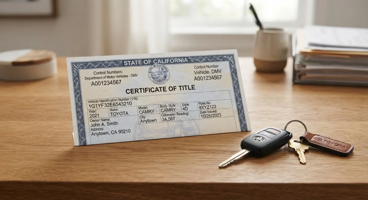What Your Car Title Actually Means — and Why It Matters